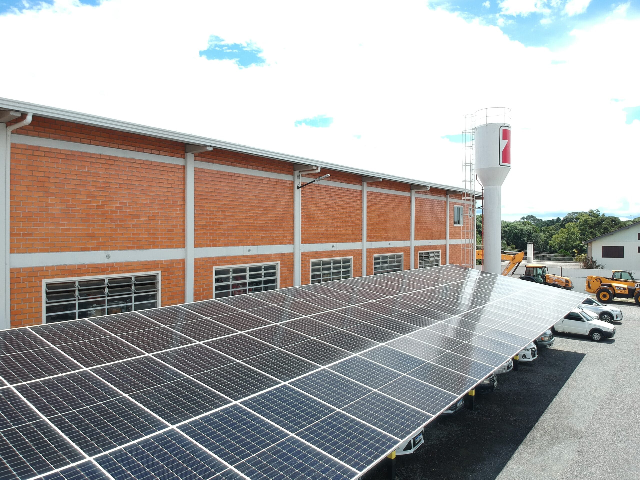 Energia solar na filial de Campo Largo/PR