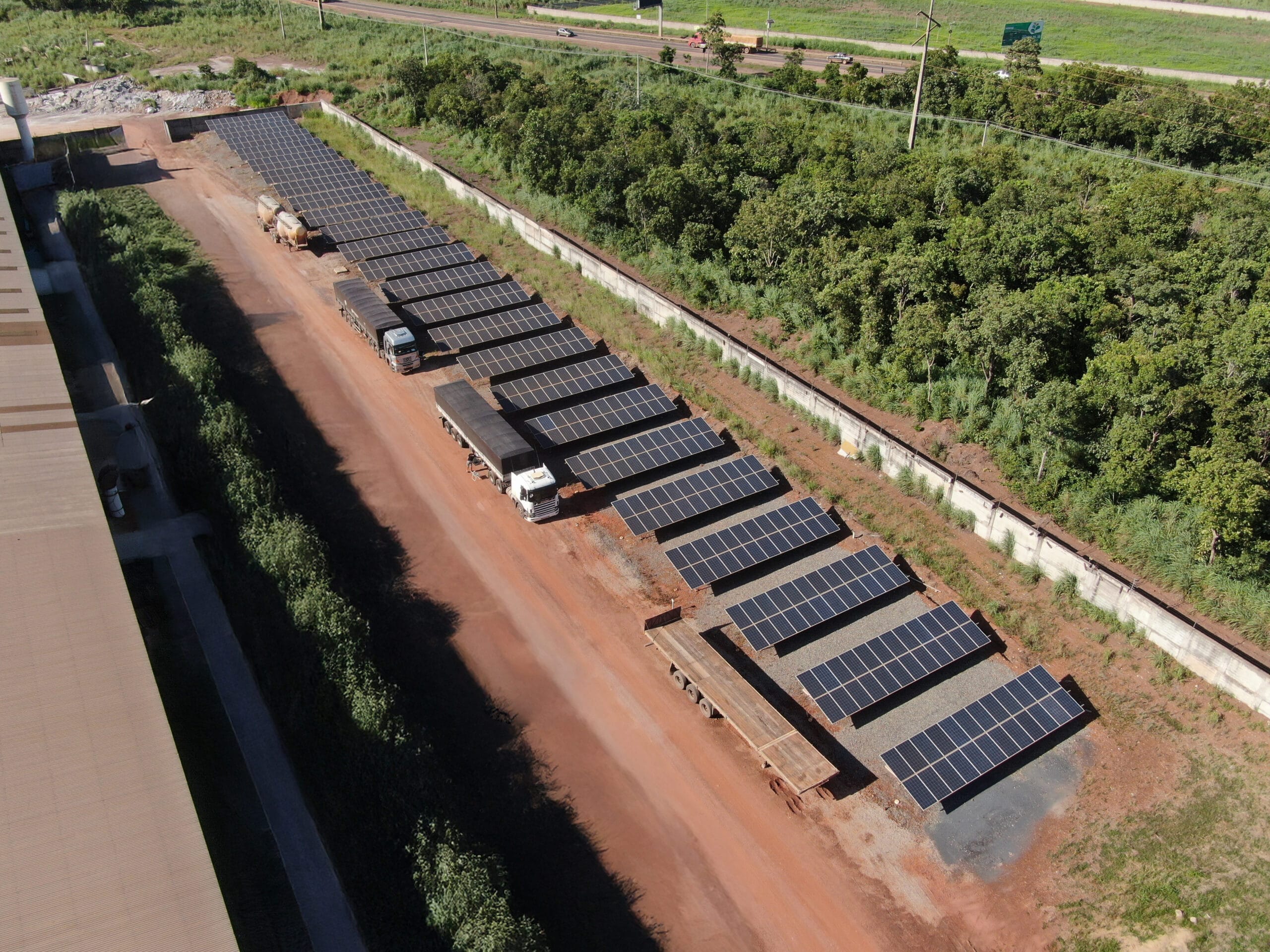 Energia solar na Premoldados Zortéa — Várzea Grande/MT